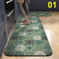 Geometric Anti-Slip Kitchen Mat