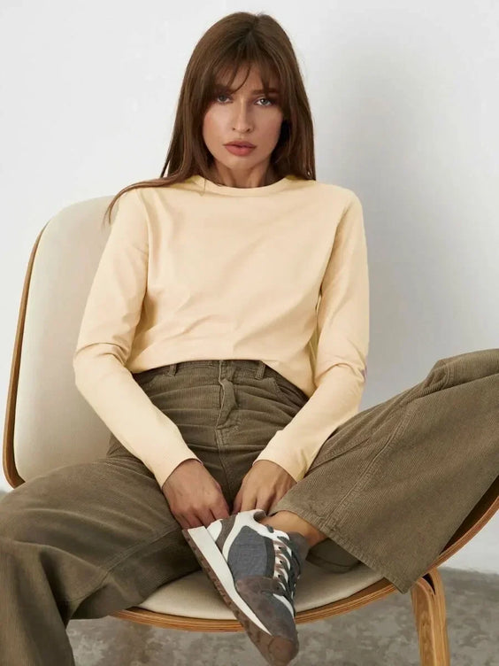 100% Cotton Long-Sleeve T-Shirt
